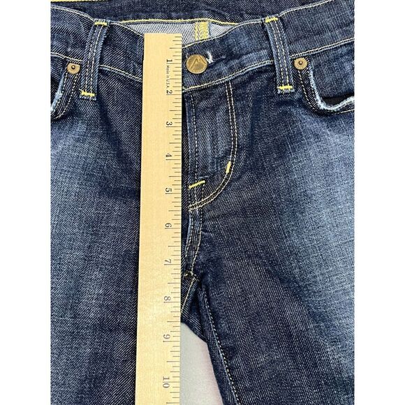 Citizens of Humanity Jeans Womens 29 Bardot Capri Stretch Preppy Dark Wash - Picture 6 of 13